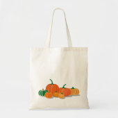 Tote Bag Cute Citrouille orange (Devant)