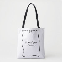 Cute Coquette Ribbon Bridesmaid Cadeau