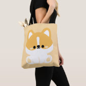 Tote Bag Cute Corgi (De près)