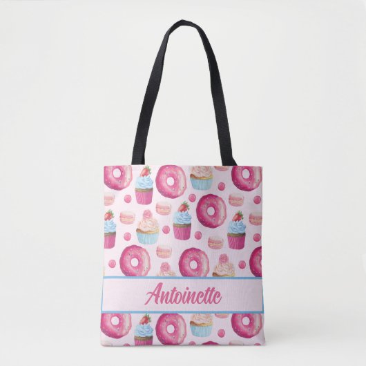 Tote Bag Cute Cupcake (Devant)