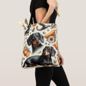 Tote Bag Cute Dachshund Motif (De près)
