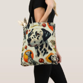 Tote Bag Cute Dalmatien sans joint (De près)