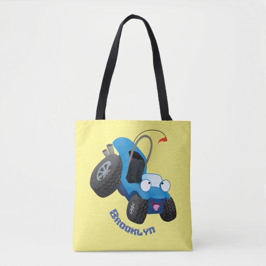 Tote Bag Cute dune buggy off road vehicle cartoon (Devant)