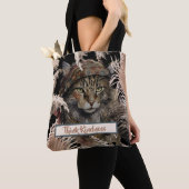 Tote Bag Cute Elegant Boho Think Kindness Chat (De près)