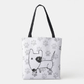 Tote Bag Cute English Bull Terrier (Dos)