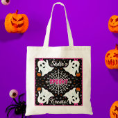 Tote Bag Cute Fantômes Jack o lanternes Cobweb