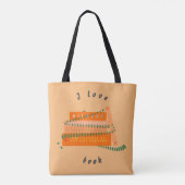 Tote Bag Cute Fourre-tout | Un livre (Dos)