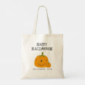 Tote Bag Cute Frankenstein tour ou traiter halloween (Dos)