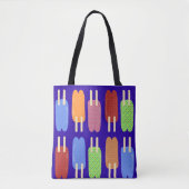 Tote Bag Cute Frozen Pops Sweet Treat Dessert Motif (Devant)