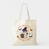 Tote Bag Cute Ghost Halloween Fourre-tout (Dos)