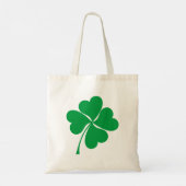 Tote Bag Cute Green Lucky 4 coeur feuille Clover shamrock (Dos)
