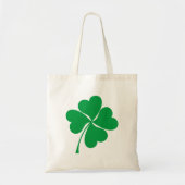 Tote Bag Cute Green Lucky 4 coeur feuille Clover shamrock (Devant)