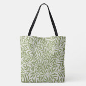 Tote Bag Cute Green Willow Feuille Botanique (Dos)