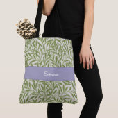 Tote Bag Cute Green Willow Feuille Botanique (De près)