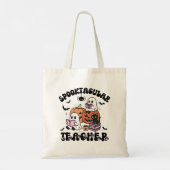 Tote Bag Cute Halloween Spooktacular enseignant (Dos)