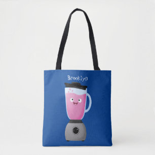 Tote Bag Cute happy food mixender cuisine appareil dessin a