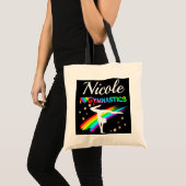 TOTE BAG CUTE I LOVE GYMNASTICS DESIGN PERSONNALISÉ (Devant (produit))