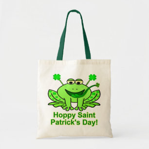 Tote Bag Cute Irlandaise Saint Patrick's Day Frog