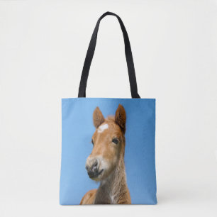 Tote Bag Cute Islandais Horse Foal Pony Head Photo -