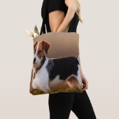 Tote Bag Cute Jack Russel Terrier Chien Photo (De près)