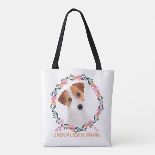 Tote Bag Cute Jack Russell Terrier - Jack Russell Mama (Dos)