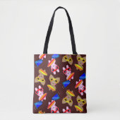 Tote Bag Cute Japon Kawaii Style Sweet Rabbit avec Fox (Devant)