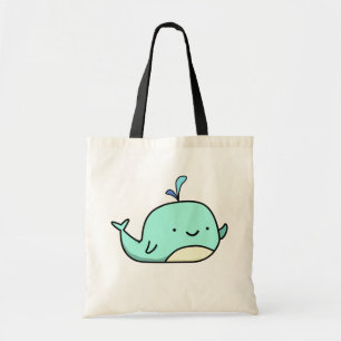 Tote Bag Cute Kawaii Baleine Bleue
