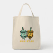 Tote Bag Cute Kawaii Boba Bubble Tea (Dos)