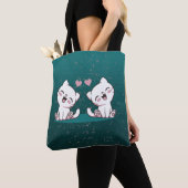 TOTE BAG CUTE KAWAII CAT (De près)