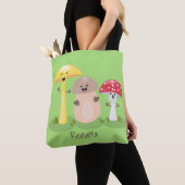 Tote Bag Cute kawaii champignon champignon toadstool (De près)