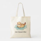 Tote Bag Cute Kawaii Otter (Dos)