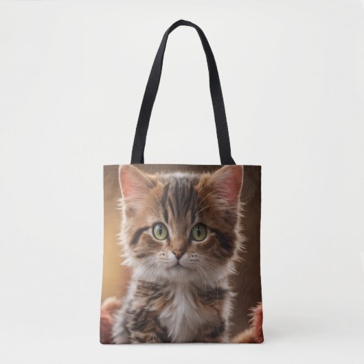 Tote Bag Cute Kitten (Devant)