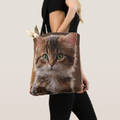 Tote Bag Cute Kitten (De près)