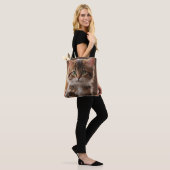 Tote Bag Cute Kitten (Sur le modèle)