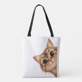 Tote Bag Cute Kitten Reusable Shoulder Bag for Women (Dos)