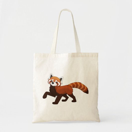Tote Bag Cute Little Red Panda (Devant)