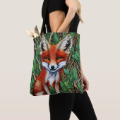 Tote Bag Cute Little Wilderness Fox (De près)