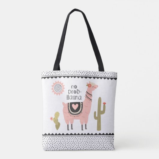 Tote Bag Cute Llama (Dos)