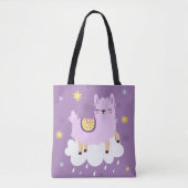 Tote Bag Cute Llama/Alpaca (Devant)