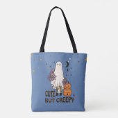 Tote Bag Cute mais Déplaisant mignon fantôme et étoiles Hal (Dos)