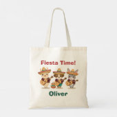 Tote Bag Cute Mariachi Animals Llama Donkey Puppy Fiesta (Dos)
