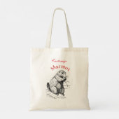Tote Bag Cute Marmot Animal Thunder_Cove (Dos)