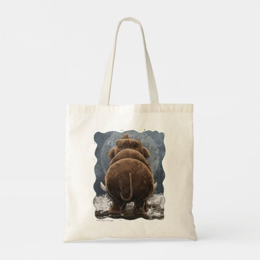 Tote Bag Cute Mastodon (Dos)