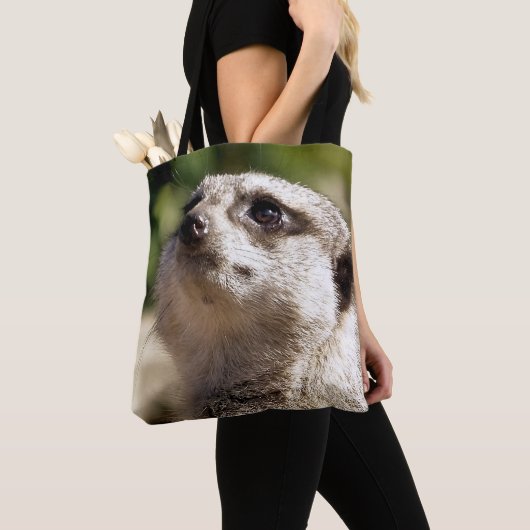 TOTE BAG CUTE MEERKAT (De près)