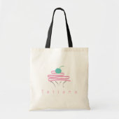 Tote Bag Cute minimaliste boulet à gâteau (Devant)