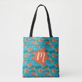 Tote Bag Cute Motif de natation Goldfish & Water (Devant)