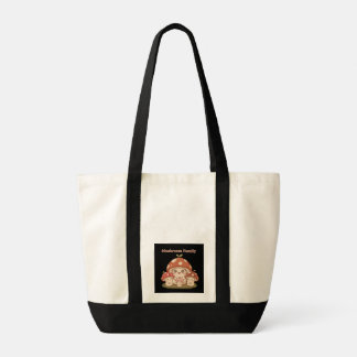 Tote Bag Cute Mushroom Family | Kawaii Cottagecore 