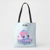 Tote Bag Cute Octopus Sea Creator (Devant)
