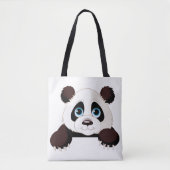 Tote Bag Cute ours Panda (Devant)