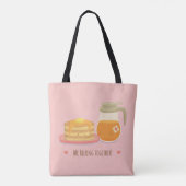 Tote Bag Cute Pancake et sirop d'érable parfait ensemble Fo (Dos)